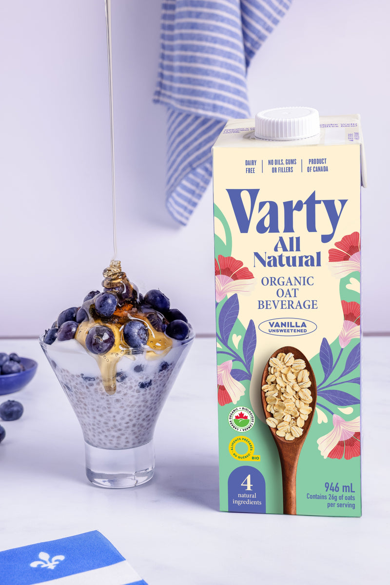 Banana Oat Beverage Blueberry Cookies