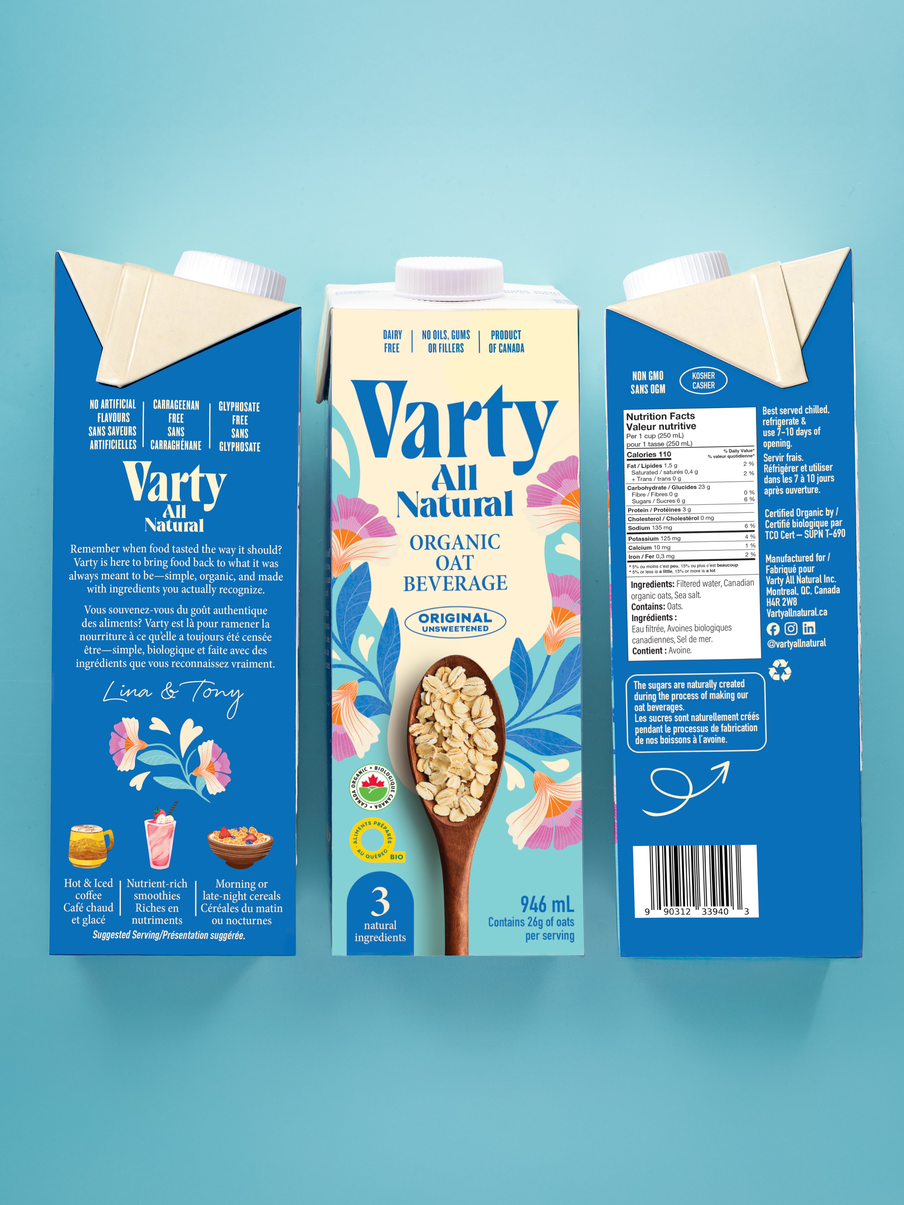 Varty oat beverage lifestyle